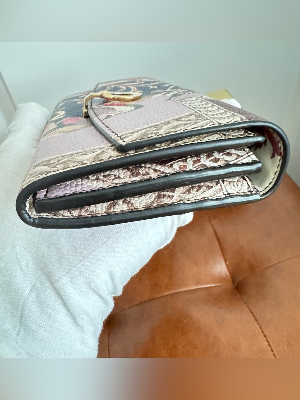 Salvatore Ferragamo Printed Leather Gancini Continental Wallet - Picture 7 of 10